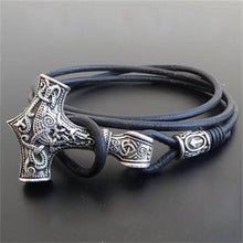 Load image into Gallery viewer, Vikings Thor&#39;s Hammer Bracelet