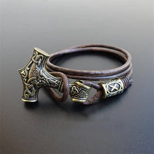 Load image into Gallery viewer, Vikings Thor's Hammer Bracelet